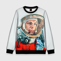 Детский свитшот Гагарин в полете