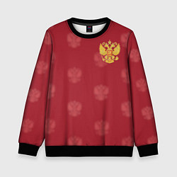 Свитшот детский Сборная России по футболу, цвет: 3D-черный