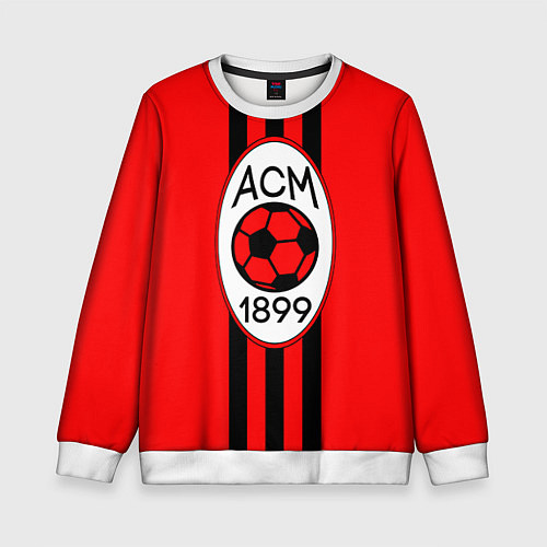 Детский свитшот ACM Milan 1899 / 3D-Белый – фото 1