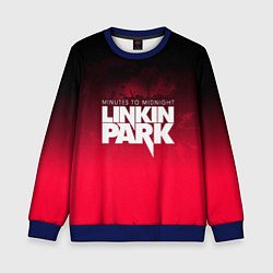 Свитшот детский Linkin Park: Minutes to midnight, цвет: 3D-синий