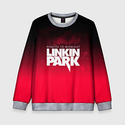 Свитшот детский Linkin Park: Minutes to midnight, цвет: 3D-меланж