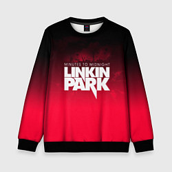 Свитшот детский Linkin Park: Minutes to midnight, цвет: 3D-черный