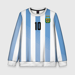 Детский свитшот Месси - сборная Аргентины