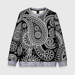 Свитшот детский Paisley, цвет: 3D-меланж