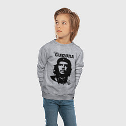 Свитшот хлопковый детский Che Guevara, цвет: меланж — фото 2