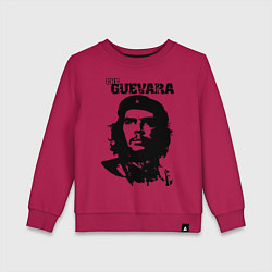 Свитшот хлопковый детский Che Guevara, цвет: маджента