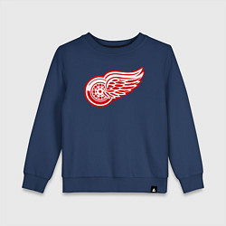 Свитшот хлопковый детский Detroit Red Wings, цвет: тёмно-синий