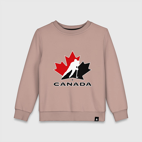 Детский свитшот Canada / Пыльно-розовый – фото 1