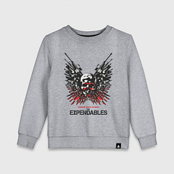 Свитшот хлопковый детский Expendables: Choose tour weapon, цвет: меланж