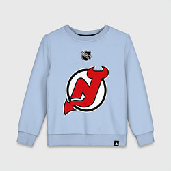 Свитшот хлопковый детский New Jersey Devils: Kovalchuk 17, цвет: мягкое небо