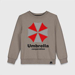 Свитшот хлопковый детский Umbrella corporation, цвет: утренний латте