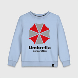 Свитшот хлопковый детский Umbrella corporation, цвет: мягкое небо