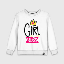 Детский свитшот Girl Boss