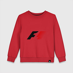 Свитшот хлопковый детский Formula 1, цвет: красный