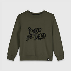 Детский свитшот Punks not dead