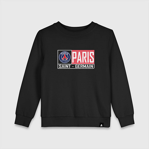 Детский свитшот Paris Saint-Germain - New collections / Черный – фото 1