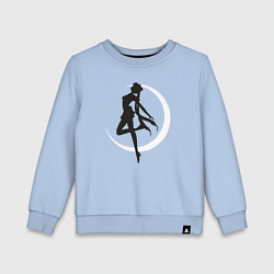 Свитшот хлопковый детский Луна, цвет: мягкое небо