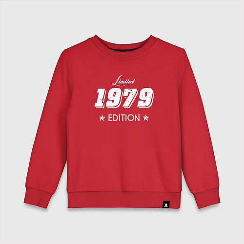 Детский свитшот Limited Edition 1979 / Красный – фото 1