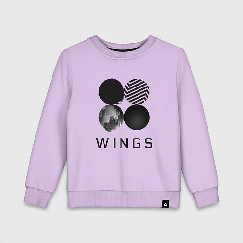 Детский свитшот BTS Wings / Лаванда – фото 1