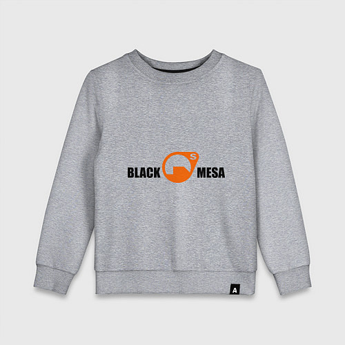 Детский свитшот Black Mesa: Logo / Меланж – фото 1