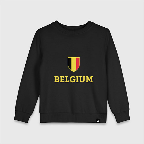 Детский свитшот Belgium / Черный – фото 1