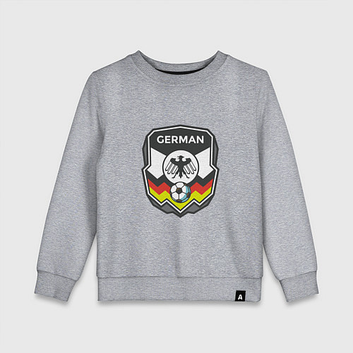 Детский свитшот German Football / Меланж – фото 1