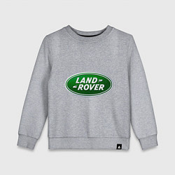 Свитшот хлопковый детский Logo Land Rover, цвет: меланж