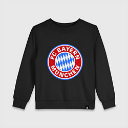 Свитшот хлопковый детский Bayern Munchen FC, цвет: черный