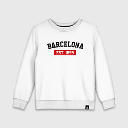 Детский свитшот FC Barcelona Est. 1899