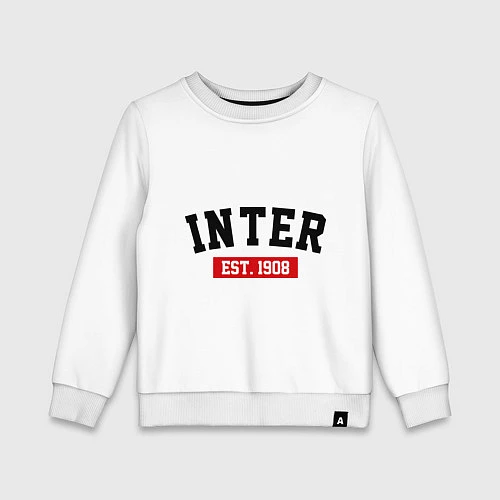 Детский свитшот FC Inter Est. 1908 / Белый – фото 1