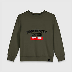 Детский свитшот FC Manchester United Est. 1878