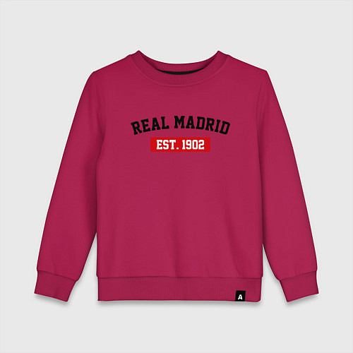 Детский свитшот FC Real Madrid Est. 1902 / Маджента – фото 1