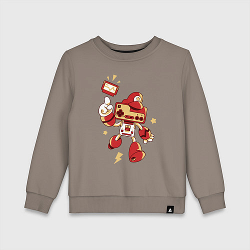 Детский свитшот Ретро Денди / Утренний латте – фото 1