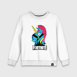 Свитшот хлопковый детский Fortnite Unicorn, цвет: белый