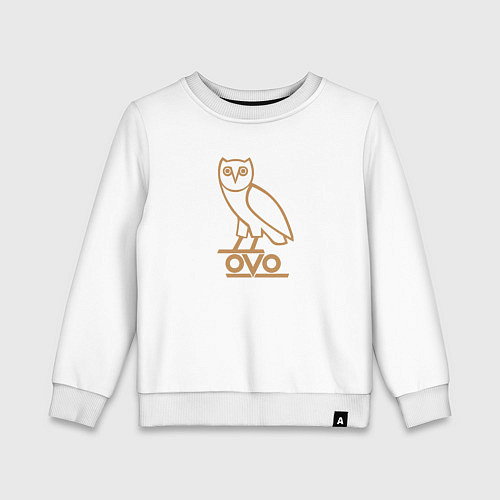 Детский свитшот OVO Owl / Белый – фото 1