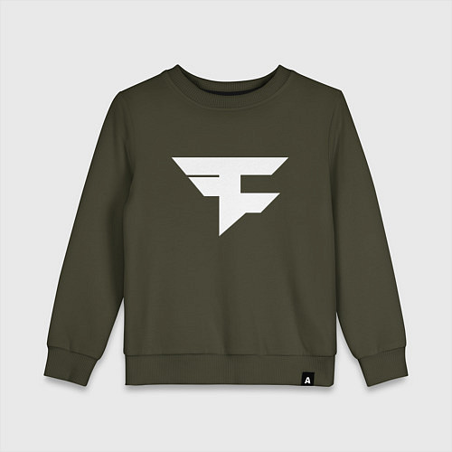 Детский свитшот FAZE Symbol / Хаки – фото 1