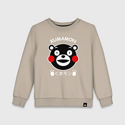 Свитшот хлопковый детский Kumamon, цвет: миндальный