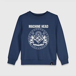 Свитшот хлопковый детский Machine Head MCMXCII, цвет: тёмно-синий