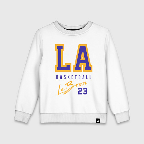 Детский свитшот Lebron 23: Los Angeles / Белый – фото 1