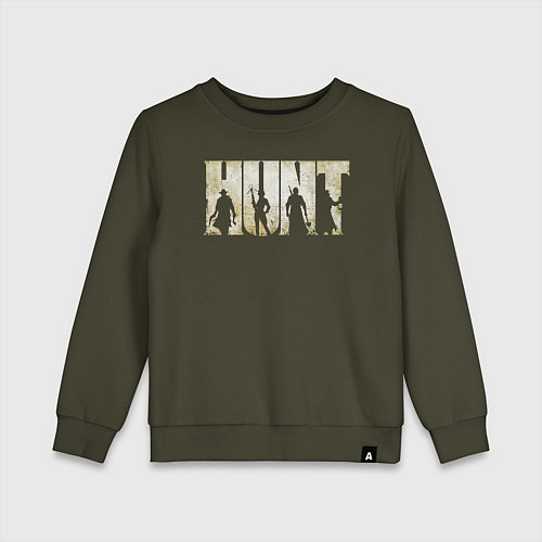 Детский свитшот Hunt: Showdown Logo / Хаки – фото 1