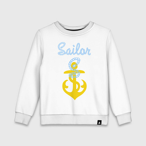 Детский свитшот Sailor / Белый – фото 1