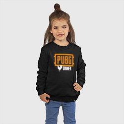 Свитшот хлопковый детский PUBG 3, цвет: черный — фото 2