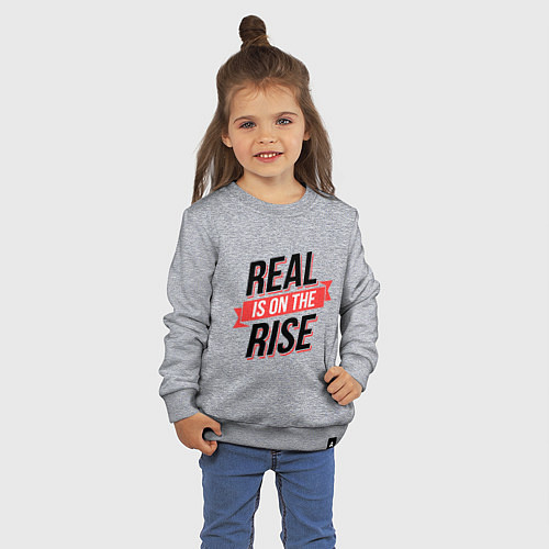 Детский свитшот Real Rise / Меланж – фото 3