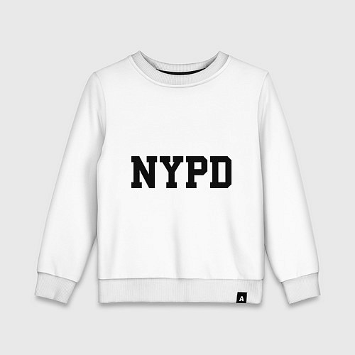 Детский свитшот NYPD / Белый – фото 1