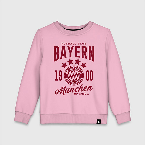 Детский свитшот Bayern Munchen 1900 / Светло-розовый – фото 1