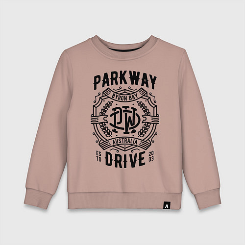 Детский свитшот Parkway Drive: Australia / Пыльно-розовый – фото 1