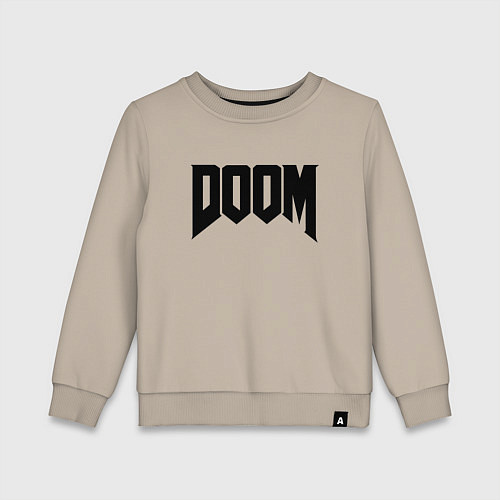 Детский свитшот DOOM / Миндальный – фото 1