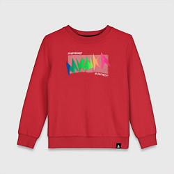 Свитшот хлопковый детский Mishka NYC x Tessa Violet, цвет: красный