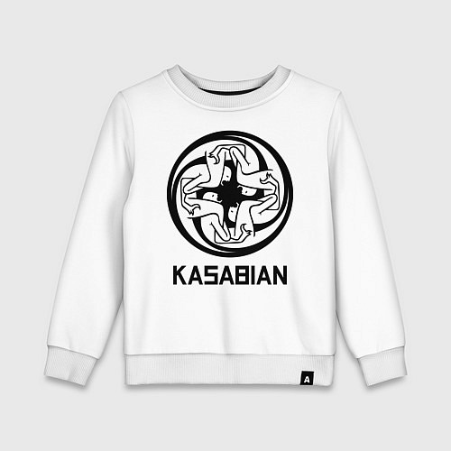 Детский свитшот Kasabian: Symbol / Белый – фото 1