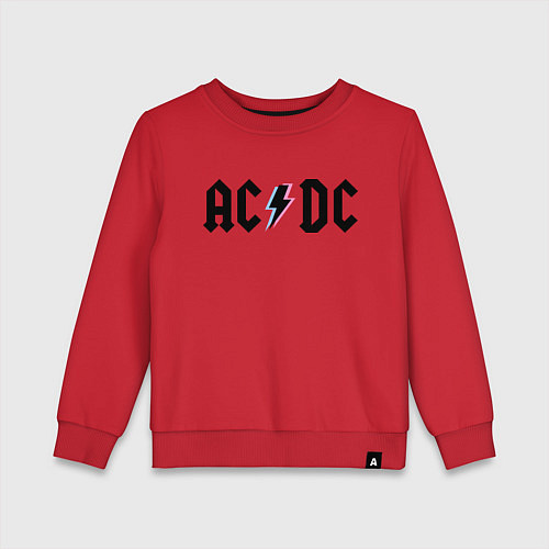 Детский свитшот AC/DC / Красный – фото 1